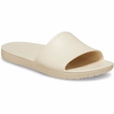 🩴 Crocs Kadee Slides Beige Iconic Comfort Sandals 210159-001 8