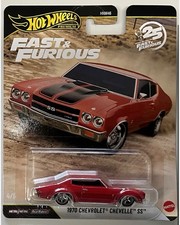 Hot Wheels Premium 1970 Chevrolet Chevelle Ss 454 Red Fast Furious