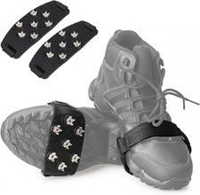 Crampon Traction Cleats Anti-Skid Traction Grips Crampons Spikes 7 Point Cleats 