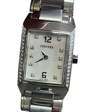 Concord Carlton Diamond Stainless Steel Women's Quartz Watch 14.25.1422