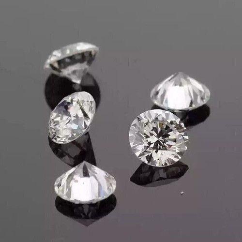 Certified 1 mm Round Cut CVD Diamond J Color SI2 Clarity 50 Pcs Diamond Lot - Picture 3 of 8