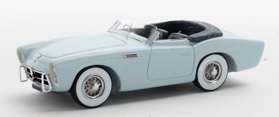 Pegaso Z-102 Cabriolet Saoutchik 1954 par Matrix Scale Models de collection bleu