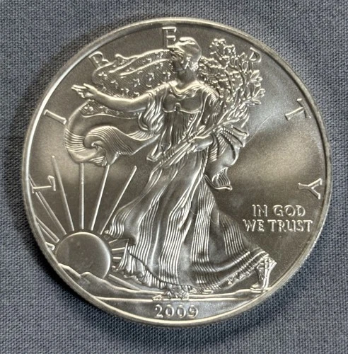 2009 American Silver Eagle 1 oz .999 Fine Silver BU Brilliant