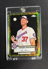 2021 Topps Chrome Platinum Anniversary - Stephen Strasburg #176 Black/Gold /10