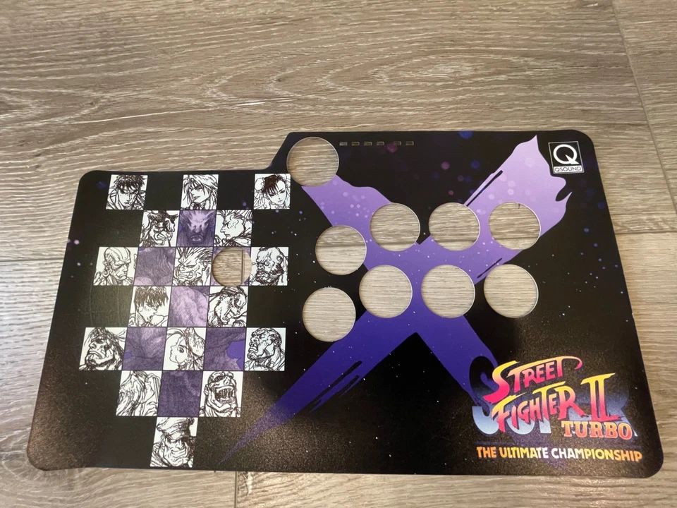 Custom Artwork for Mayflash F500 Joystick – Super Street Fighter II Turbo Theme - Image 2 of 4