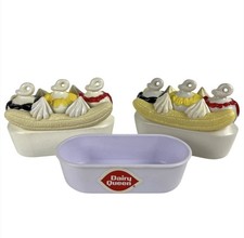 Vintage Dairy Queen DQ Banana Split Sundae Play Food w/ 1 Boat   Pretend Toy