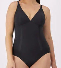 BALI Bodysuit Black XL Shapewear Ultimate Smoothing DFS105 Firm Control