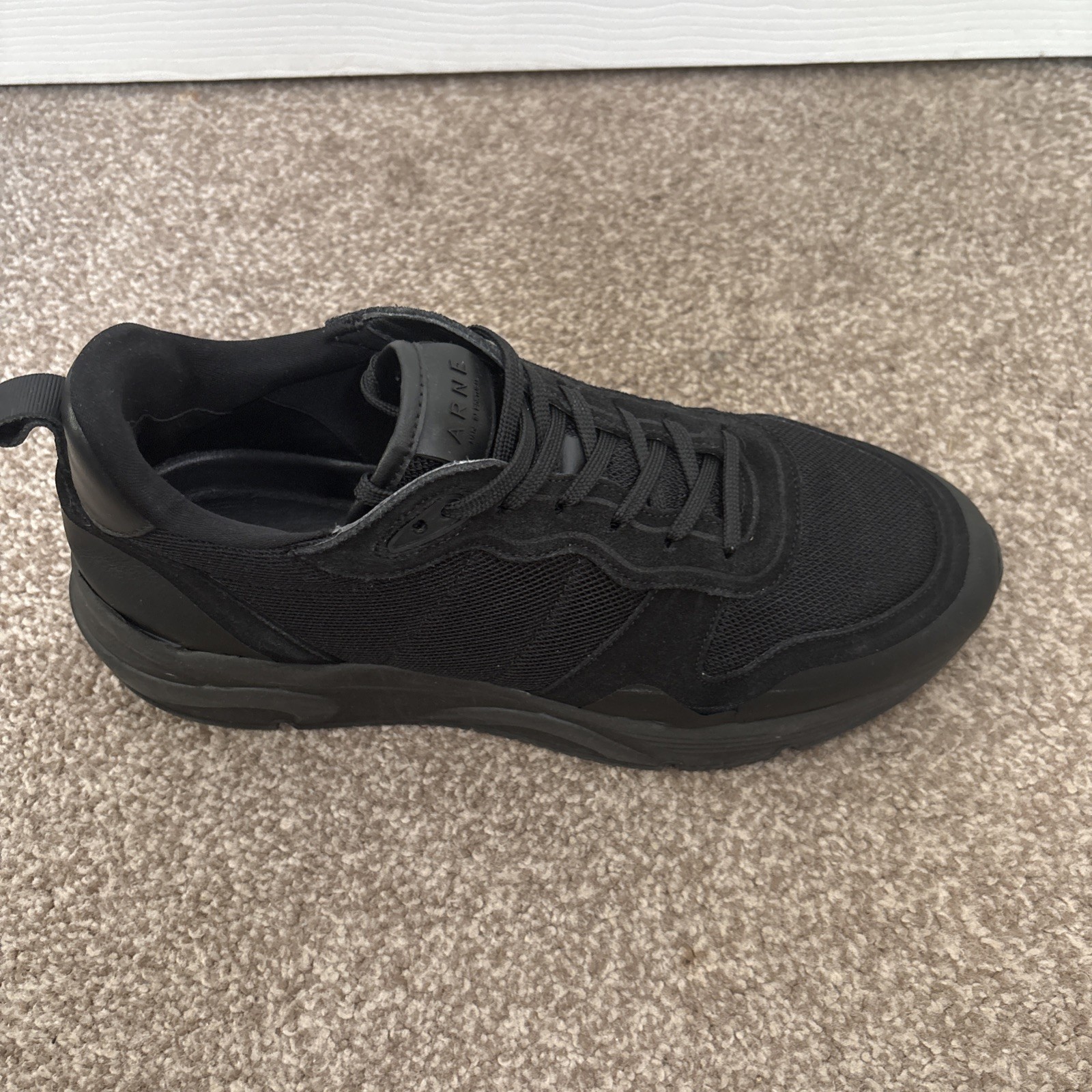 Arne Runner Triple Black Size 9 Men’s Trainers image 8