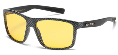 XLoop HD+ Sports | Square |  Black & Carbon Fiber Frames + Case /Cloth