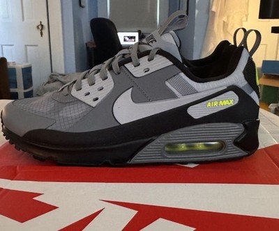 Nike Air Max 90 Drift Cool Grey Neon Sneakers Men s Size 9.5 IO1908-065 NEW