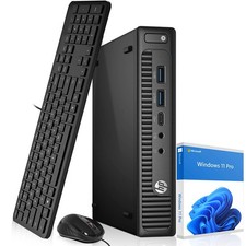 HP 800G1 Mini PC Desktop Computer Intel i5 8GB Ram 512GB SSD Wifi Windows 11 Pro