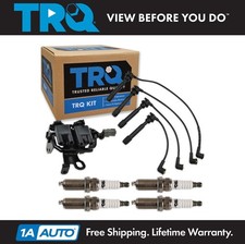 TRQ Ignition Coils Wires & Spark Plugs Fits 03-06 Elantra 05-09 Tucson Sportage