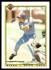 Spike Owen 1990 Bowman #116 Montreal Expos MLB READ FREE SHIPPING AutographDen