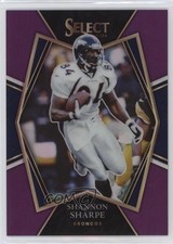2021 Panini Select Premier Level Purple Prizm 53/75 Shannon Sharpe #142 HOF 12vy