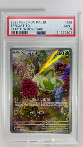 Sprigatito graded PSA 9 for sale on eBay