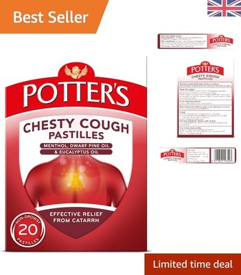 Potters Chesty Husten Pastillen - nicht schläfrig Linderung bei Husten & Erkältungen, 20 Stück