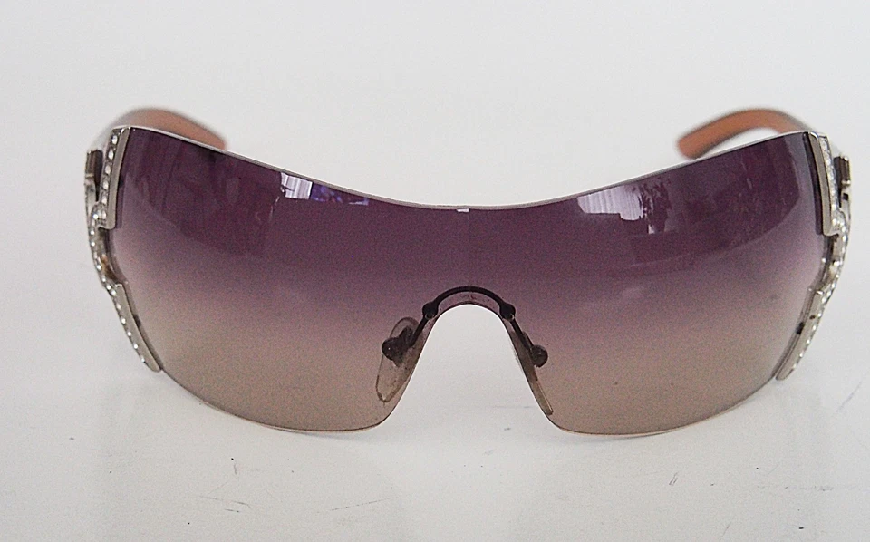 Gafas de sol Bvlgari Vintage 651-B 945/13 125 Rimlees Shield Crystal Foto 2 de 4