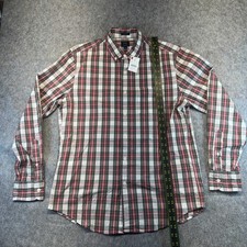 J.Crew Men  s Plaid Size M Button Down Shirt Long Sleeve Flex Washed Classic