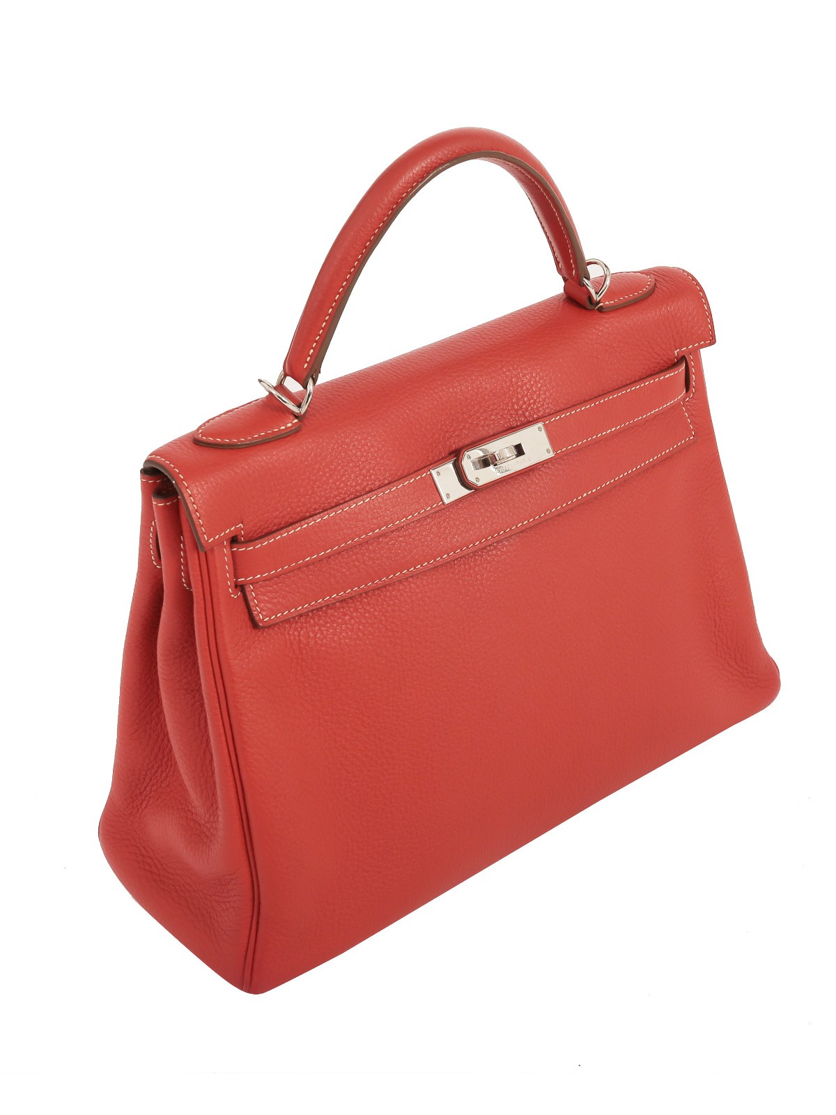 Hermes Kelly 32 Vermillion Clemence | Retourne - Rouge Pivoine - PHW | 2011