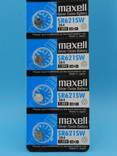 MAXELL 364 SR621SW Watch Battery 4Pcs EXP. 2030