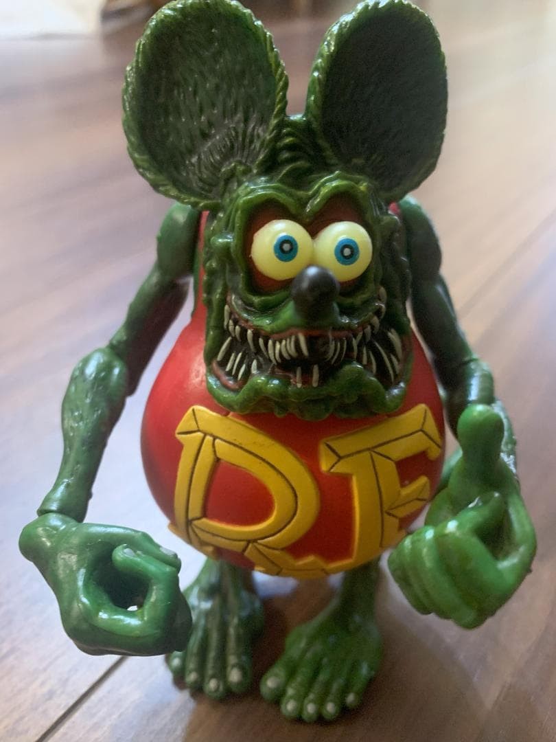 Rat Fink RAT FINK Figure Red #d0efd6
