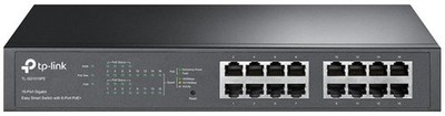 TP-LINK - 16-Port Gigabit Easy Smart Switch mit 8 Port PoE