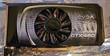 EVGA GEFORCE GTX 460 SE 1GB GRAPHICS CARD - used but functioning!