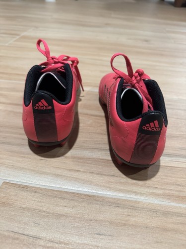 Adidas Kids' Goletto VII Firm Ground Soccer Shoe Team Shock Pink/Black Sz 3.5 - Picture 3 of 8