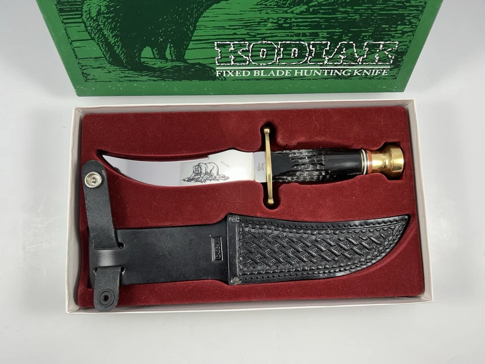 Case XX Knives Hunting Blade Knife Kodiak Hunter - Buffalo Horn Kodiak - Image 2 of 4