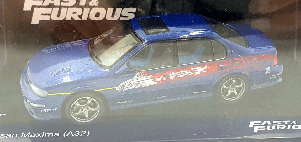 DeAgostini 1/43 Scale F220CMC045 - Fast and Furious Nissan Maxima (A32) - Blue - Image 3 of 4