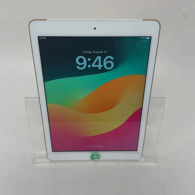 Unlocked Apple iPad 6th Gen 32GB 17.5.1 Gold MRM32LL/A