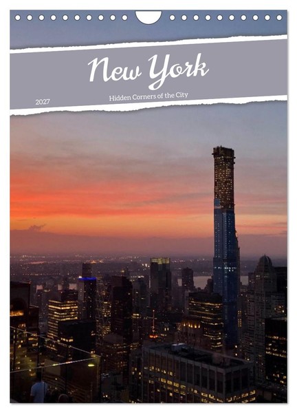 New York – Hidden Corners Of The City (Wall Calendar 2027 DIN A4 Portrait), Calv-image