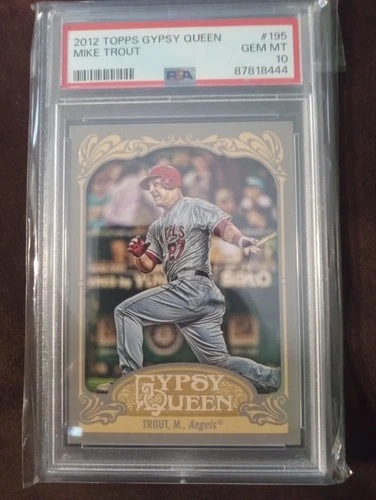 2012 Topps Gypsy Queen - Mike Trout #195 PSA10 GEM MINT