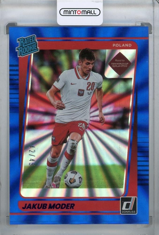 2021-22 Donruss Road To Qatar Poland Jakub Moder Rated Rookie /49