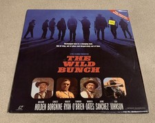 The Wild Bunch Laserdisc, 1995, Restored Directors Cut 2-Disc AC-3 WS Rare 