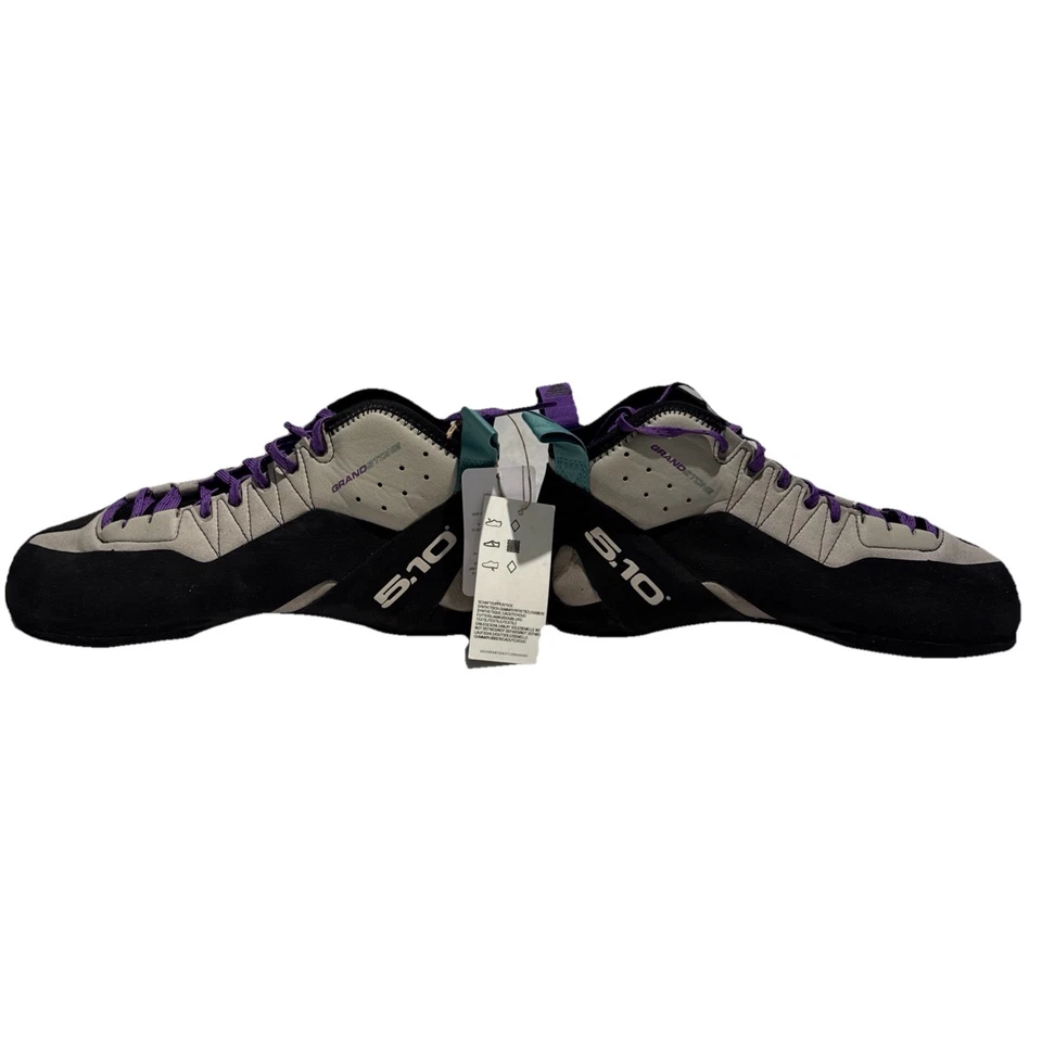 Adidas Five Ten 5.10 Climbing Shoes Size 9.5 Black and Purple Men's New No Box - Image 2 of 4
