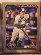 2024 Topps Japan Edition - Gold Jordan Beck (RC) /25 Rockies