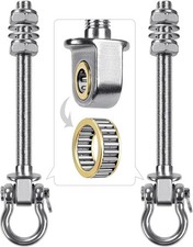 BeneLabel Heavy Duty Swing Hangers with Bearings - Set of 2 Stainless Steel 304