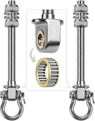 BeneLabel Heavy Duty Swing Hangers with Bearings - Set of 2 Stainless Steel 304
