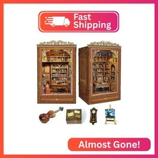 Book Nook Kit DIY Miniature House 3D Wooden Puzzle - Time Book House