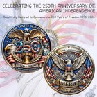 USA 250th Anniversary Challenge Coin American Eagle Patriot Commemorative Coin