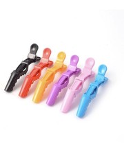 12Pcs Multicolor Alligator Hair Clips, Plastic For Women Color shipped at random