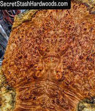 Mindi Burl Exotic guitar top wood or bass figured wood 4 luthier
