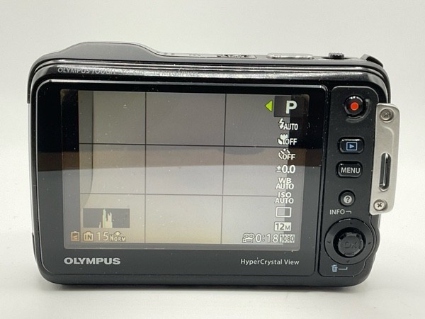 Olympus Tough TG-620 Digital Camera – Black – Dirt Inside Screen