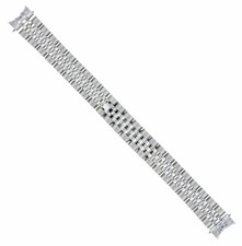 13MM LADIES SS JUBILEE WATCH BAND FOR ROLEX W/HIDDEN CLASP 67180, 67194, 67230