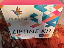 Dylan  Kylie Zip Line Kit for Kids/Adults 120 ft up to 380 lbs.