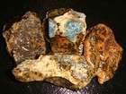 4 CHEETAH AGATE W/ APATITE INCLUSION ROUGH SPECIMENS  1  3/4  + POUNDS  N MEXICO — photo 1