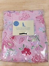Pottery Barn Kids Olivia Floral Crib Fitted Sheet 100 Cotton NOS Colorful