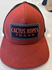 Cactus Ropes Texas SnapBack Hat Excellent Used Condition