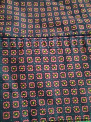 2 Ralph Lauren Millbrook Foulard Pillowcases Red On Navy Blue Vintage Green Tag
